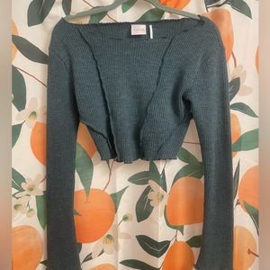 Urban outfitters long sleeve crop